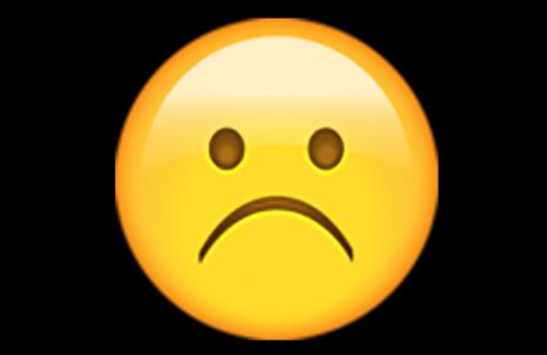 unhappy face