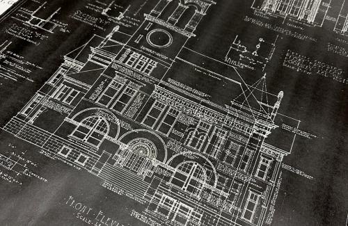 Floyd County Historic Courthouse plans from the 1800s