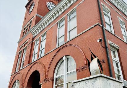 Floyd County Historic Courthouse, photographed in 2025