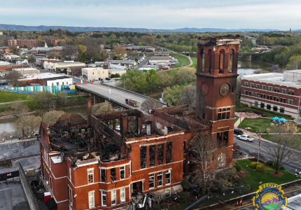 Floyd County Historic Courthouse photographed by Tim Shuler on April 2, 2026