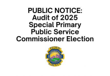 Audit of 2025 Special Primary Public Service Commissioner Election