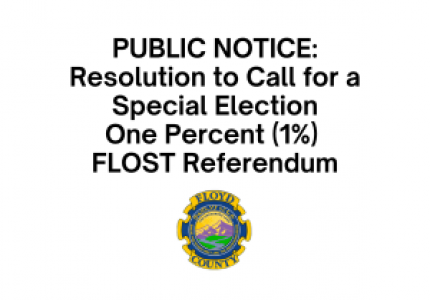 Resolution to Call for a Special Election - One Percent (1%) FLOST Referendum