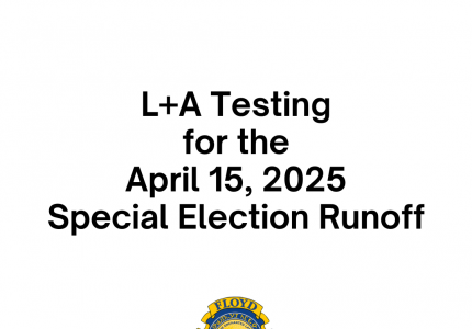 L&A Testing for the Special Election Runoff