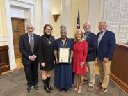 The Floyd County Commission with Michele Parker Cash