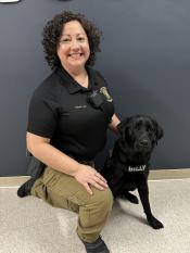Capt. Ojilvia Lom & K9 Officer Billy