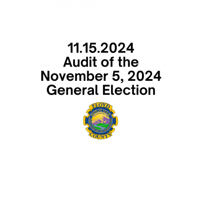 Audit of the November 5, 2024 General Election 