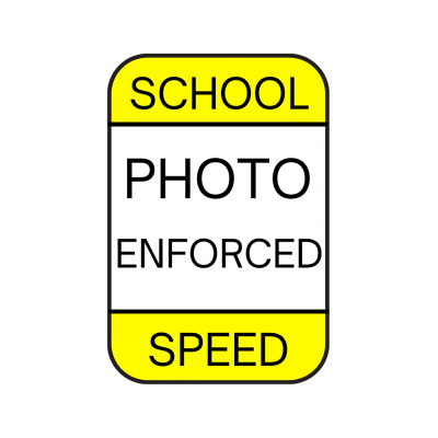 School Speed - Photo Enforced sign