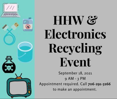 HHW & Electronics Collection Event