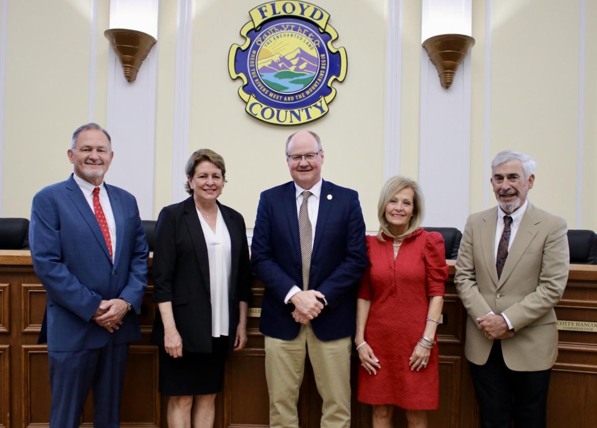2025 Board of Commissioners with County Manager Jamie McCord